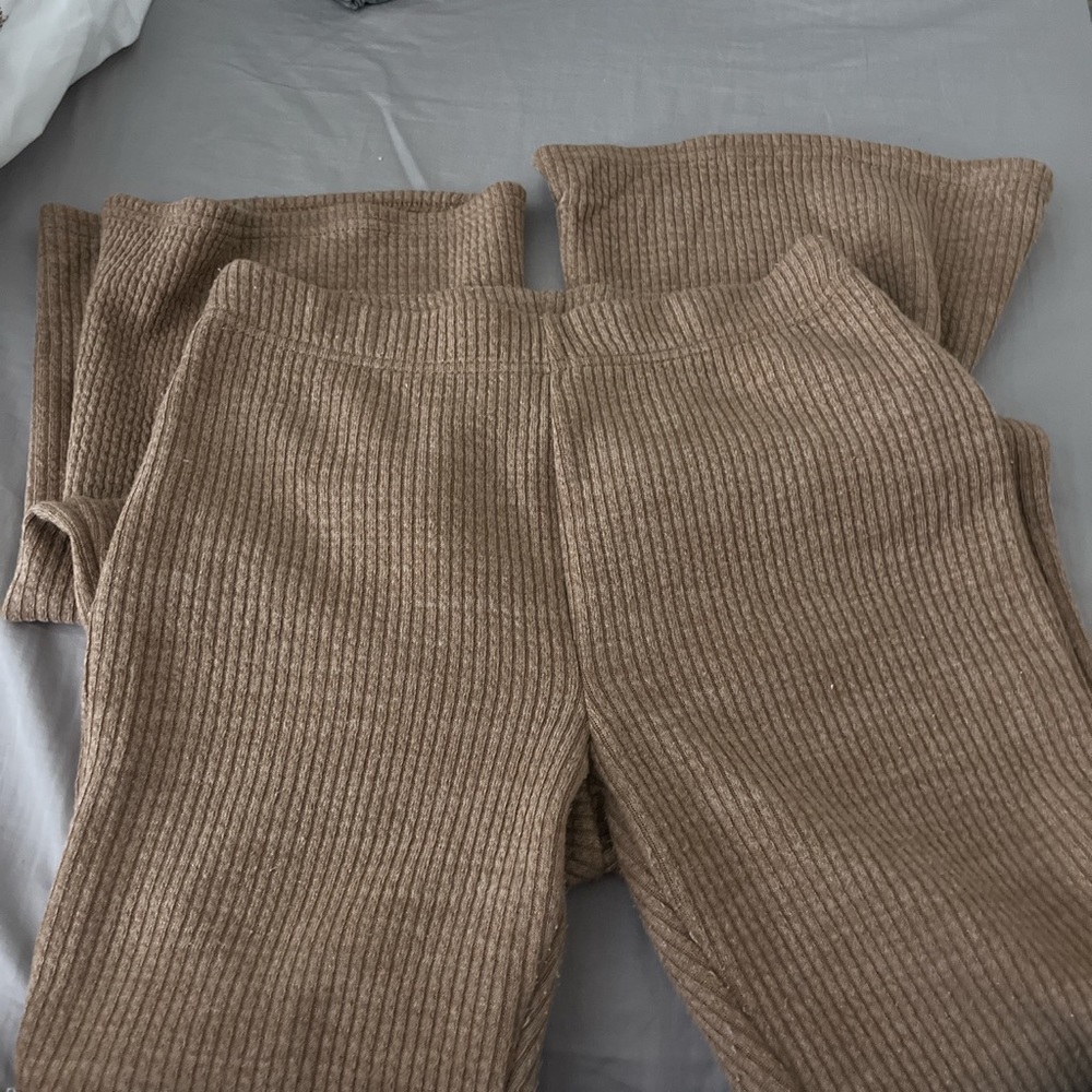 American eagle ribbed flare leggings
